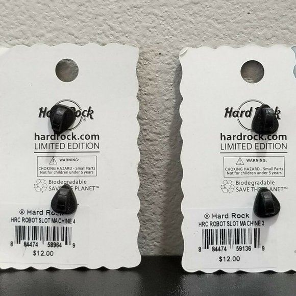 Hard Rock Cafe Las Vegas Robot Slot Machine Pins - Picture 5 of 5